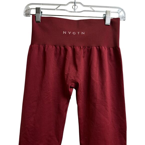 NVGTN Contour Solid Seamless Leggings Medium Reddish Brick - Picture 7 of 10